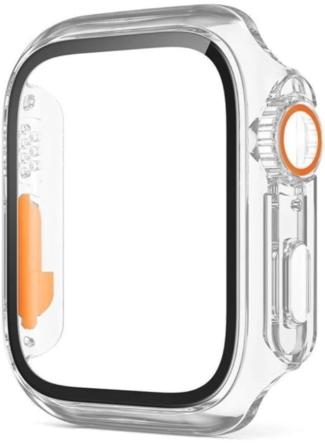 فكرة حافظة Fekra PC لـ Apple Watch Series 10 46 مم، تغيير إلى غطاء Ultra Look [تحويل إلى Ultra 2/1 ترقية] حافظة محولة مع واقي شاشة لـ iWatch Series 10 (46 مم) (شفافة) - Image 1